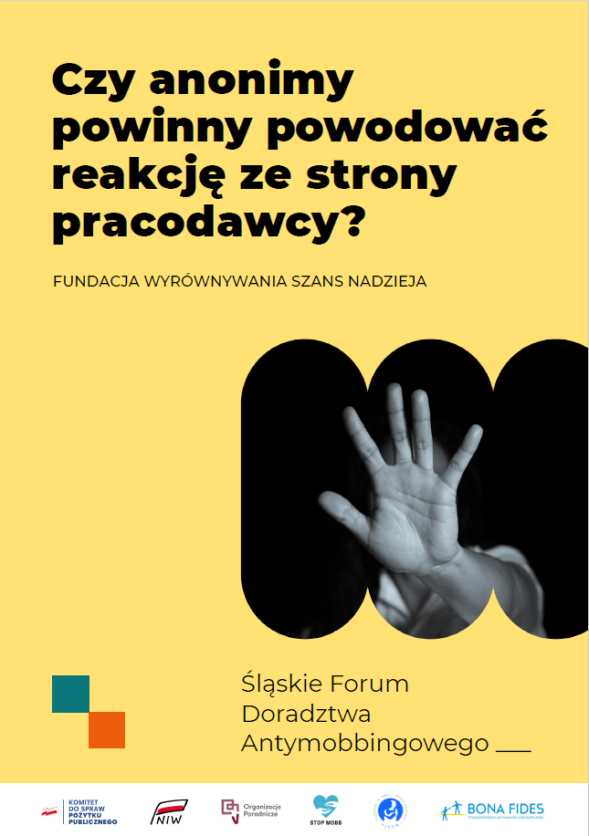 CZY ANONIMY POWINNY POWODOWAĆ RWAKCJĘ ZE STRONY PRACODAWCY?